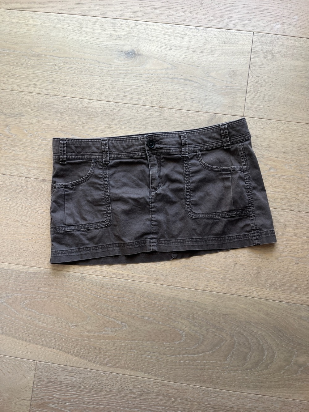 Y2K Abercrombie & Fitch Low Rise Micro Mini Cargo Skirt